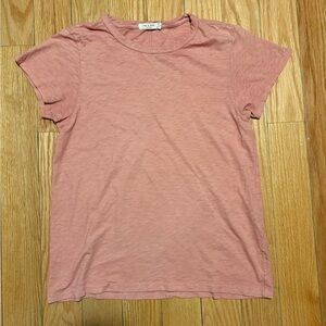 Rag & Bone Pink Colored Cotton Tshirt